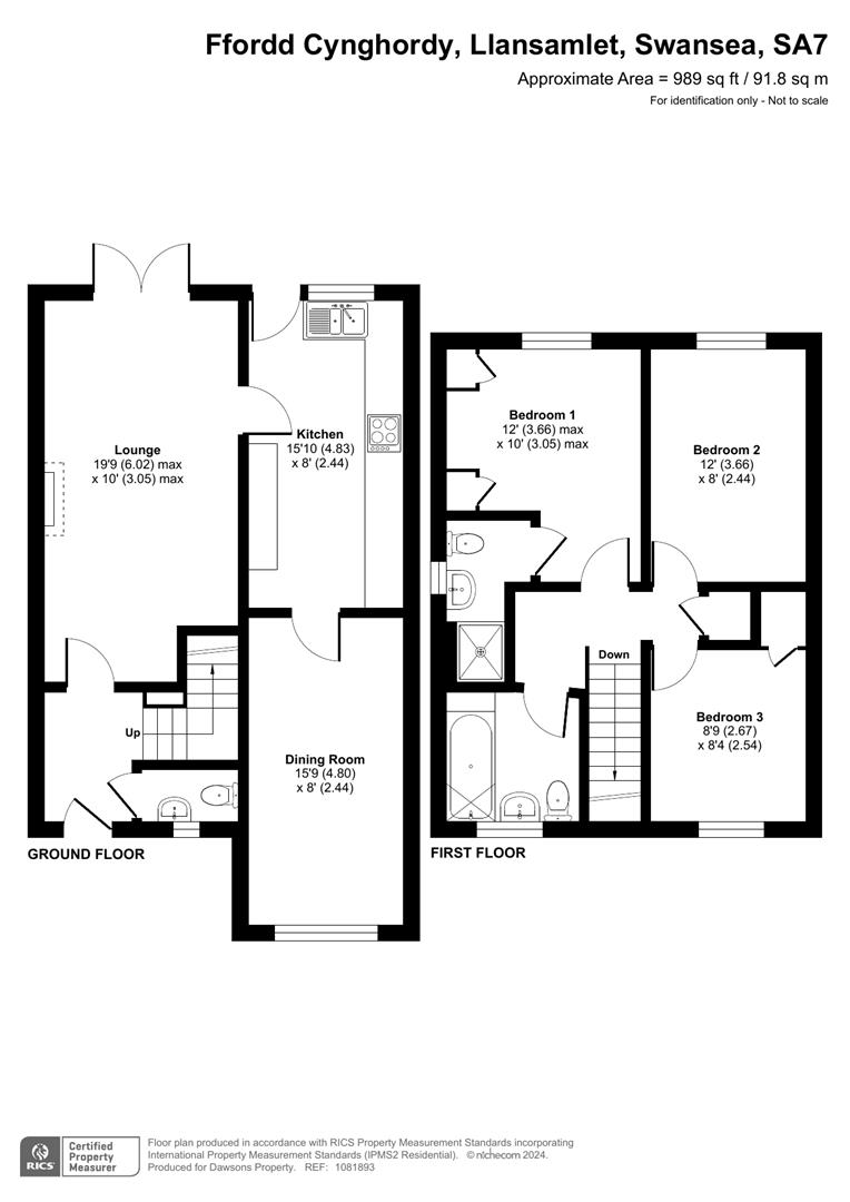 Ffordd Cynghordy, Llansamlet, Swansea, £180,000 Dawsons Property